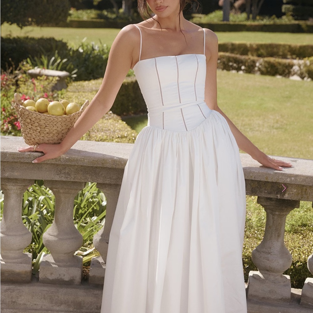 House of CB YSABELLA
White Cotton Maxi Sundress